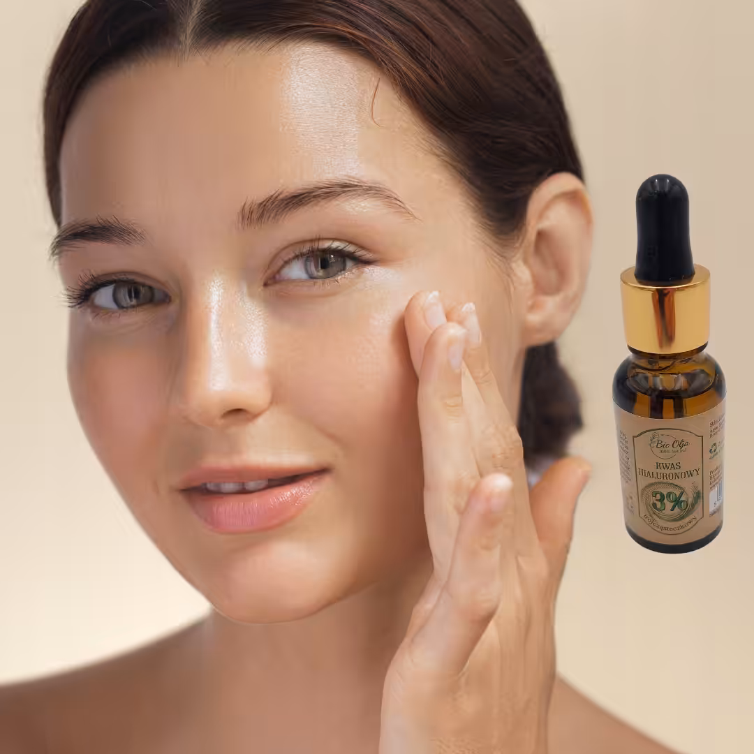 BioOlja Kwas HIALURONOWY 3% Serum 30ml TRÓJAKTYWNY Głębokie Nawilżanie skór - obrazek 3