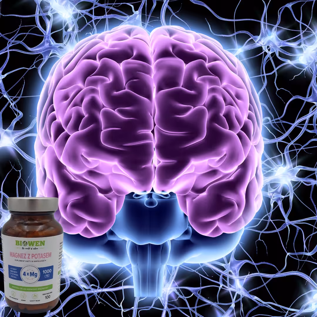 Biowen Magnez z Potasem 1000 mg 4 formy magnezu - 100 kapsułek - obrazek 4