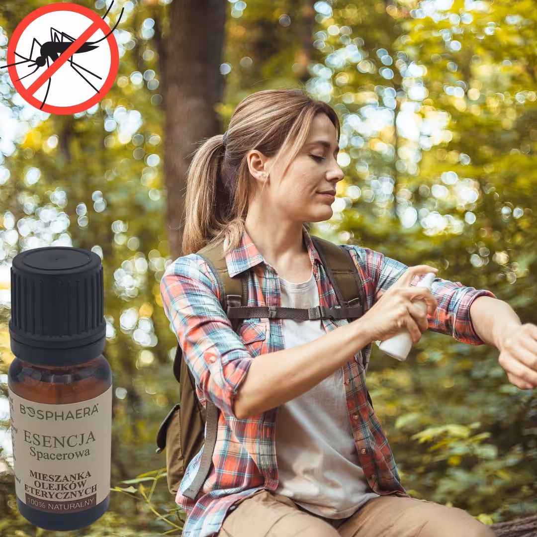 Esencja spacerowa Na komary, Przeciw Owadom olejki eteryczne 10ml Bosphaera - obrazek 3