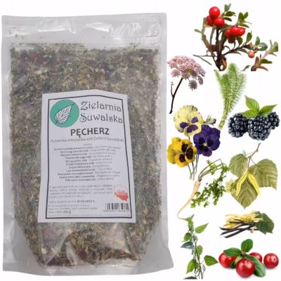 Mieszanka ziołowa Pęcherz ziół autorska zioła Zielarnia Suwalska 250g