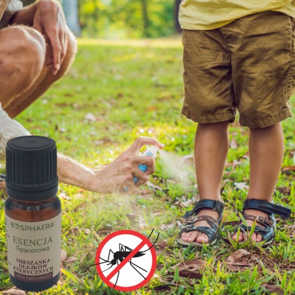 Esencja spacerowa Na komary, Przeciw Owadom olejki eteryczne 10ml Bosphaera - obrazek 4
