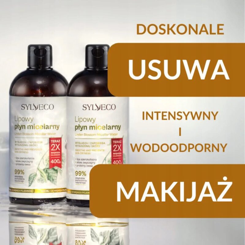 SYLVECO Lipowy płyn micelarny dla cery wrażliwej i podrażnionej, 400ml - obrazek 5