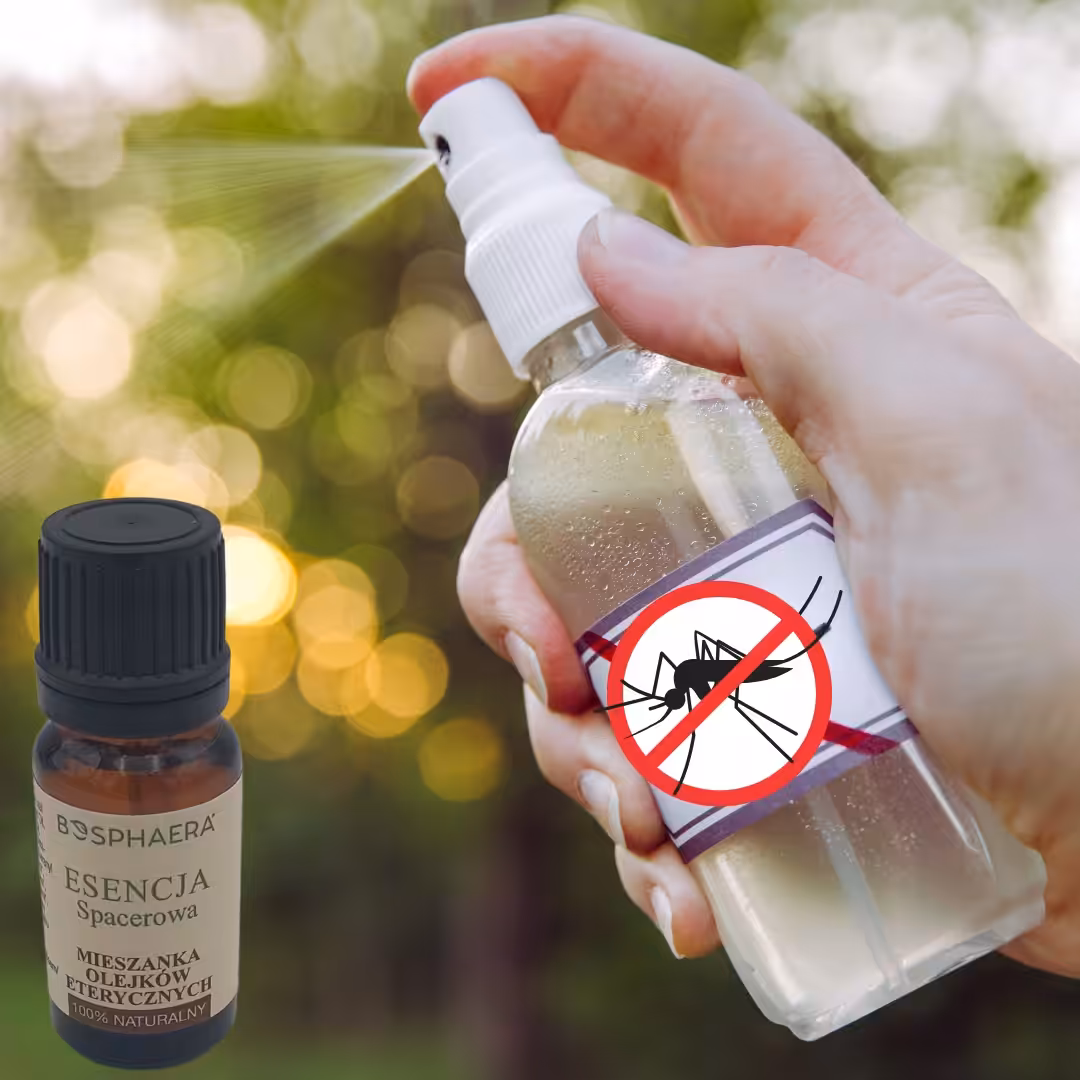 Esencja spacerowa Na komary, Przeciw Owadom olejki eteryczne 10ml Bosphaera - obrazek 2