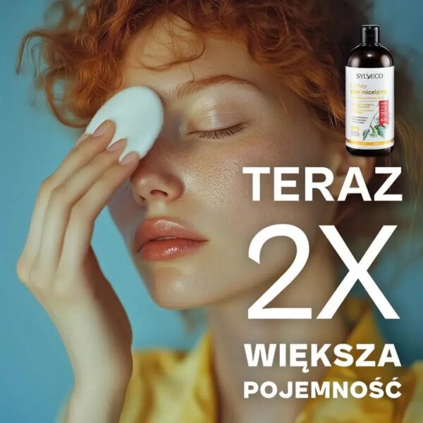 SYLVECO Lipowy płyn micelarny dla cery wrażliwej i podrażnionej, 400ml - obrazek 2