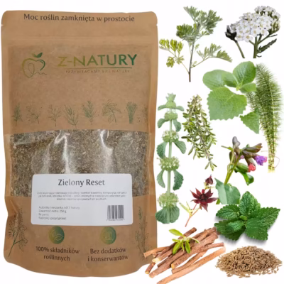Tymianek i Krwawnik - Zielony Reset, mieszanka ziół Z-Natury 250 g