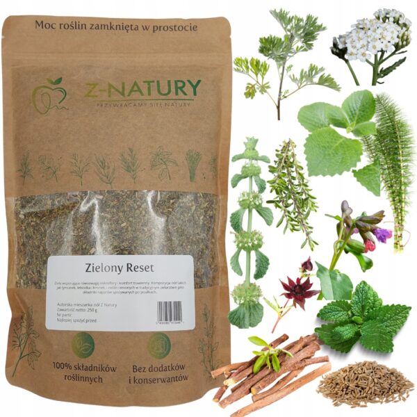 Melisa Tymianek - Zielony Reset, mieszanka ziół aromatycznych Z-Natury 250g