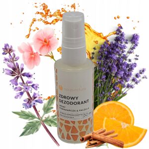 Dezodorant w SPRAYU Pomarańcza & Paczula - Opcja Natura, naturalny z sodą