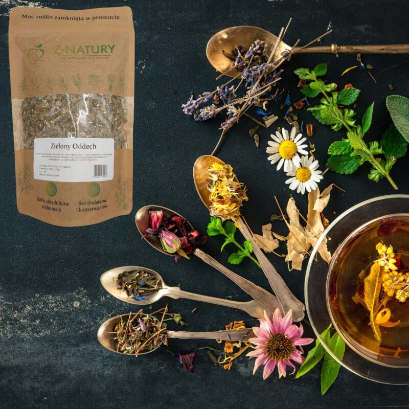 Zioła Eukaliptus Tymianek - Zielony Oddech aromatyczna mieszanka ziół Z-Natury 250g - obrazek 2