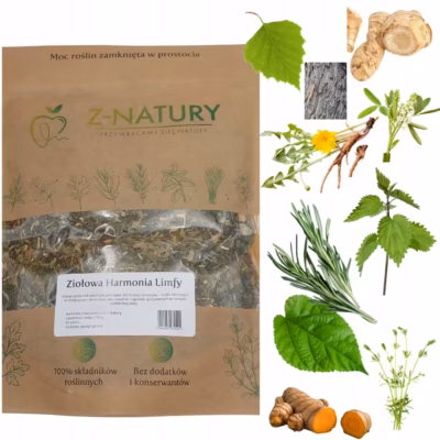 Przytulia i Nostrzyk - Ziołowa Harmonia Limfy, mieszanka ziół Z-Natury 250 g