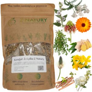 Krwawnik i Nagietek - Komfort Żołądka, mieszanka ziół Z-Natury 250g