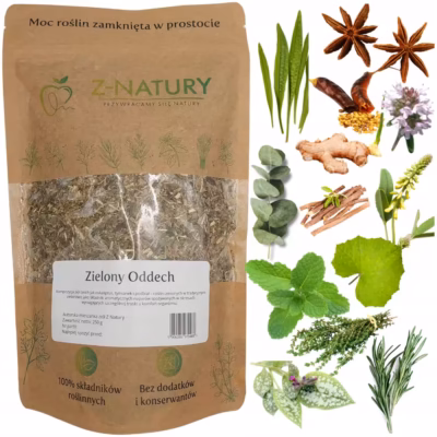Zioła Eukaliptus Tymianek - Zielony Oddech aromatyczna mieszanka ziół Z-Natury 250g
