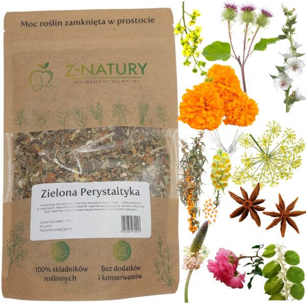 Senes i Koper Włoski - Zielona Perystaltyka, mieszanka ziół Z-Natury 150g