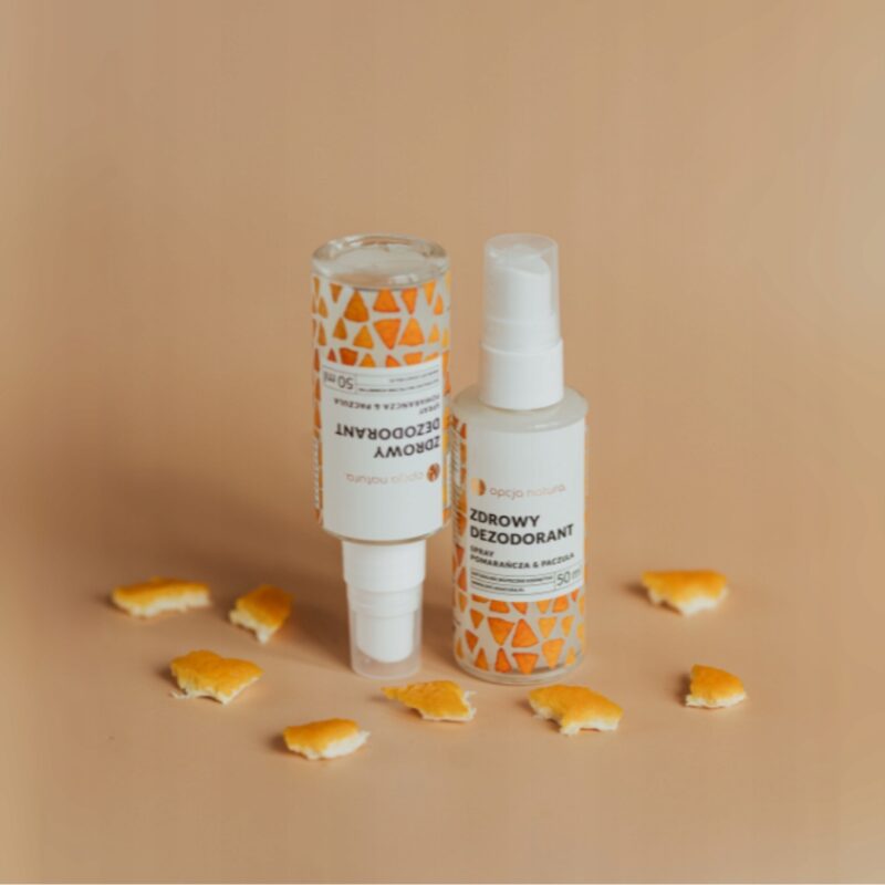Dezodorant w SPRAYU Pomarańcza & Paczula - Opcja Natura, naturalny z sodą - obrazek 4