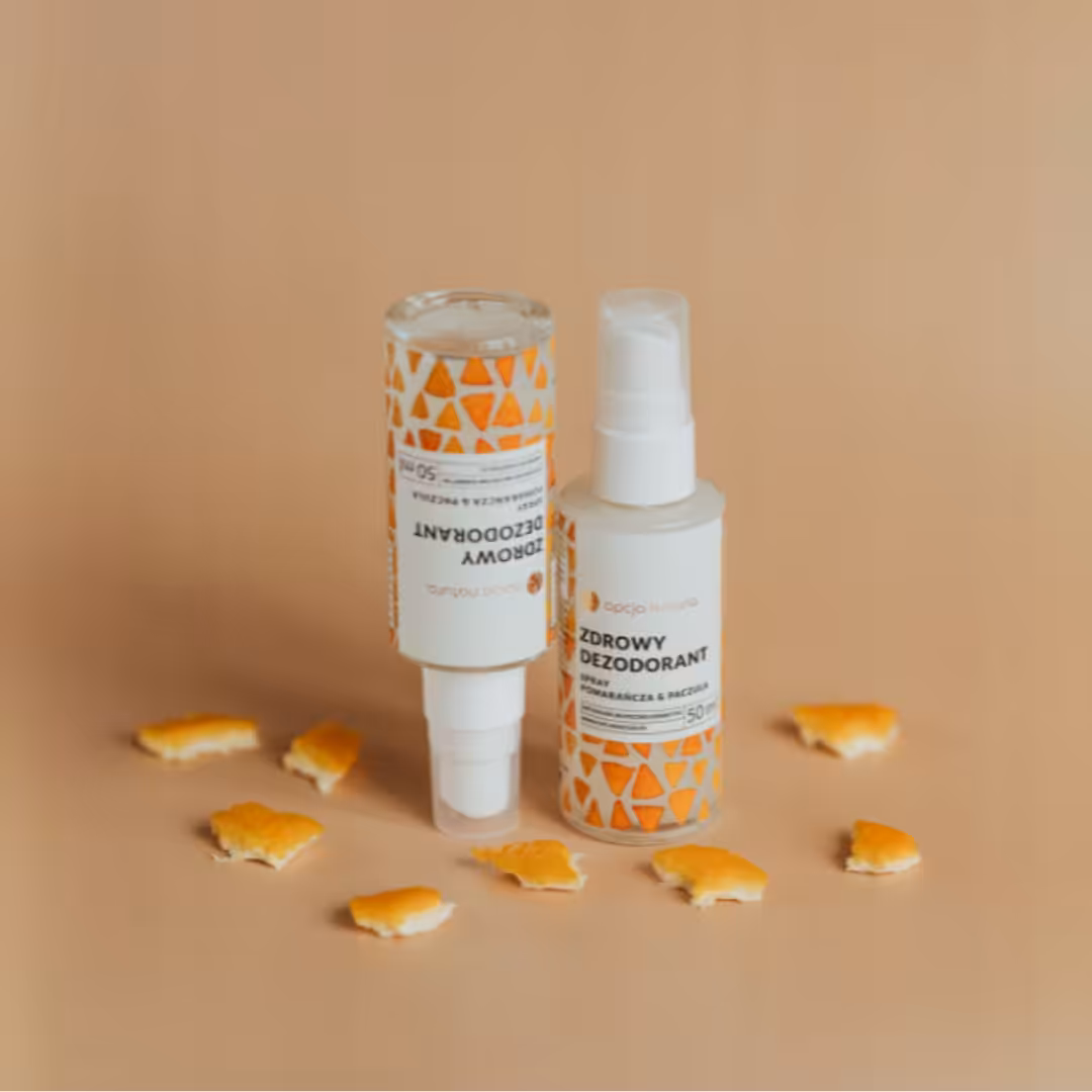 Dezodorant w SPRAYU Pomarańcza & Paczula - Opcja Natura, naturalny z sodą - obrazek 4