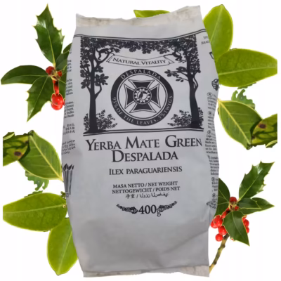 Yerba Mate Green DESPALADA 400g czysta forma natury, bez dymu i goryczy