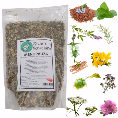 Mieszanka ziołowa ziół Menopauza 250 g zioła Zielarnia Suwalska autorska