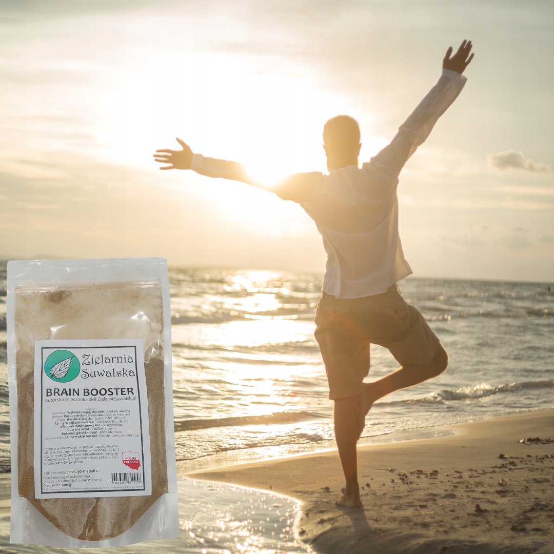 Brain Booster 200 g Zielarnia Suwalska autorska mieszanka ziołowa ziół - obrazek 3