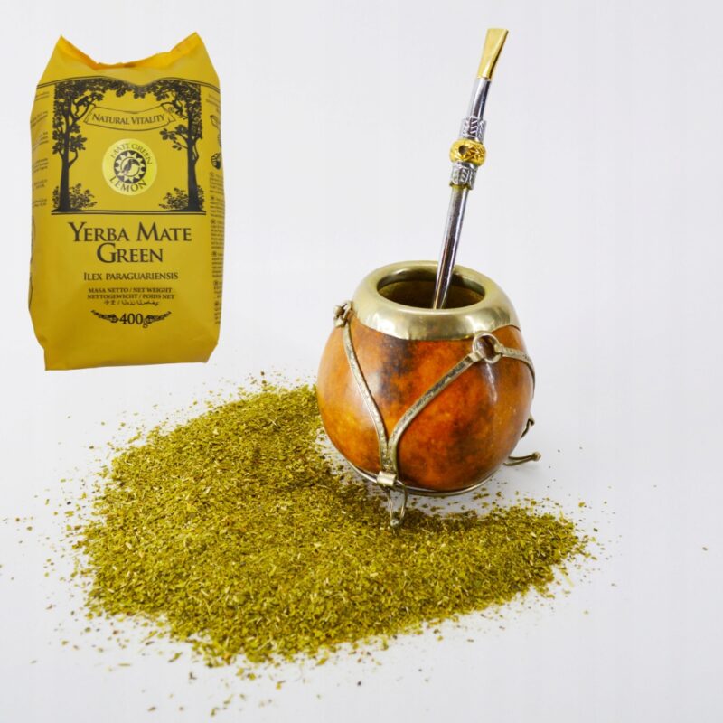 Yerba Mate Green LEMON 400 g - cytrynowe orzeźwienie prosto z natury - obrazek 2