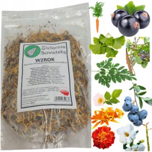 Zielarnia Suwalska - Mieszanka Ziołowa Wzrok 200g | luteina, antocyjany