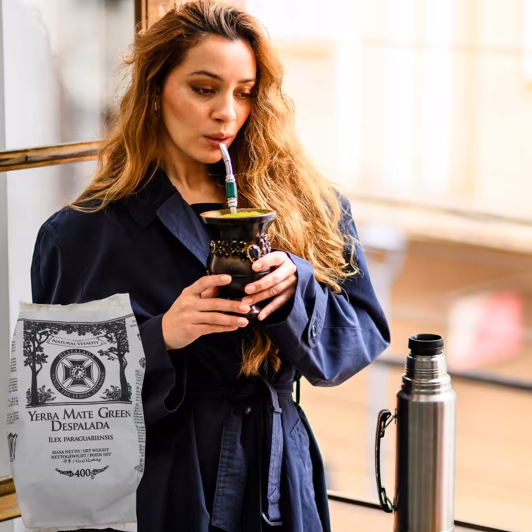 Yerba Mate Green DESPALADA 400g czysta forma natury, bez dymu i goryczy - obrazek 2