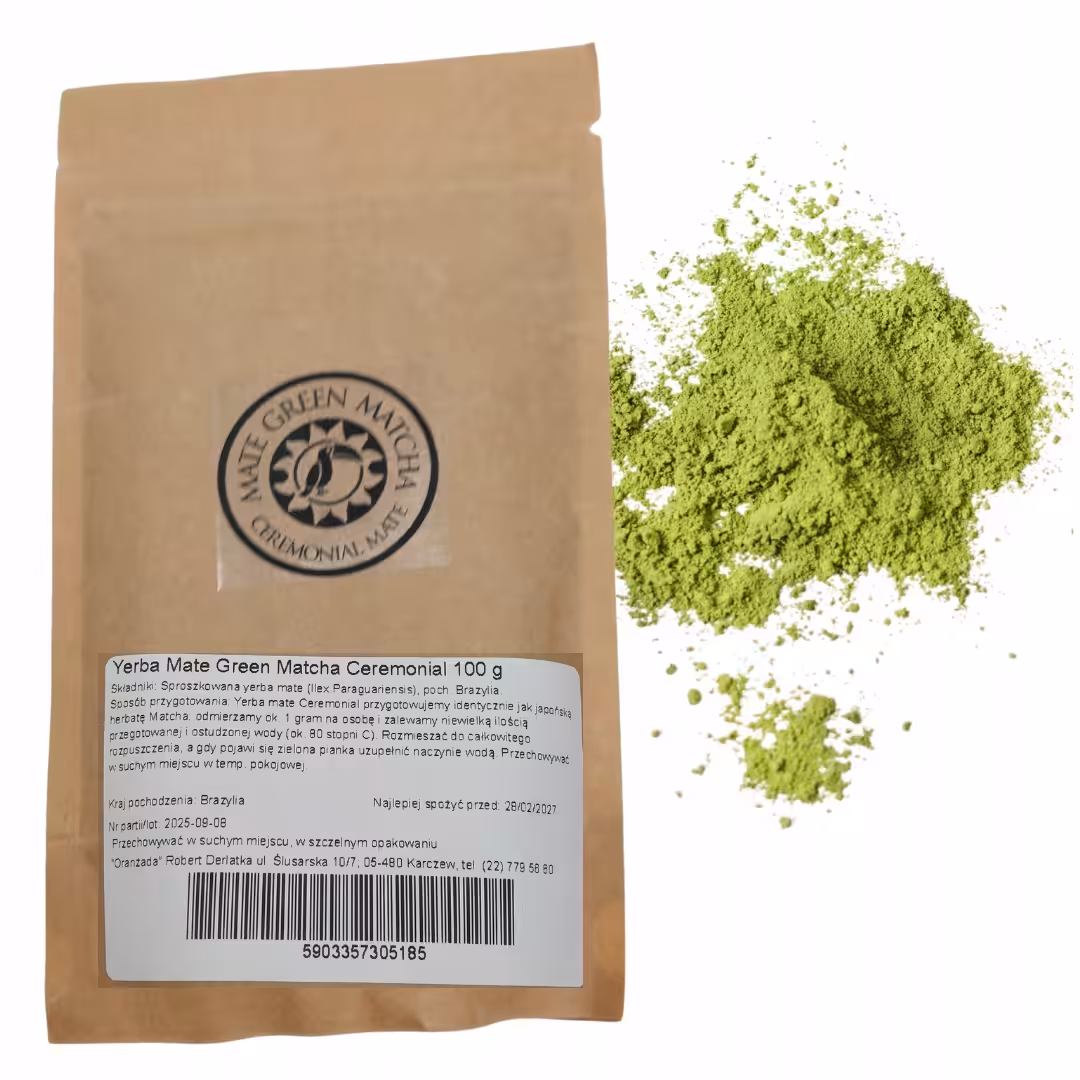 Yerba Mate Green Matcha Ceremonial 100g Energia natury w najczystszej formi