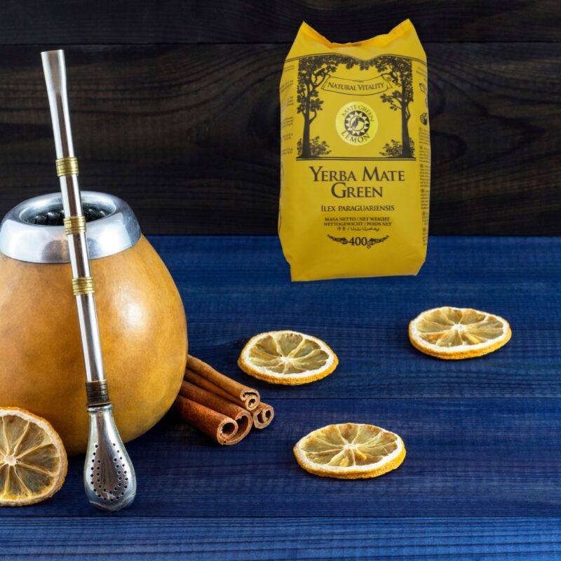 Yerba Mate Green LEMON 400 g - cytrynowe orzeźwienie prosto z natury - obrazek 3