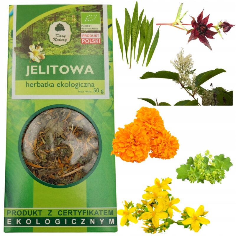 Dary Natury Herbatka Jelitowa 50g EKO wsparcie jelit i sprawnego trawienia