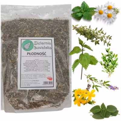Zielarnia Suwalska - Mieszanka Ziołowa Płodność 450g wg O. Sroki