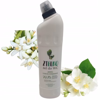 ZIELKO Żel do WC 750ml jaśmin & kwiat pomarańczy - Naturalny i Ekologiczny