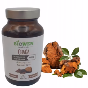 BIOWEN CHAGA huba brzozowa 400 mg, 90 kaps Grzyb Nieśmiertelności