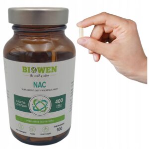 Biowen NAC 400 mg 100 kaps – wsparcie wątroby, odporność, detoks