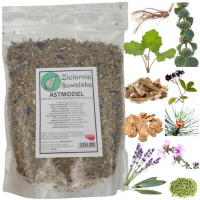 Mieszanka ziołowa Astmoziel wg Klimuszki Zielarnia Suwalska zioła 500 g