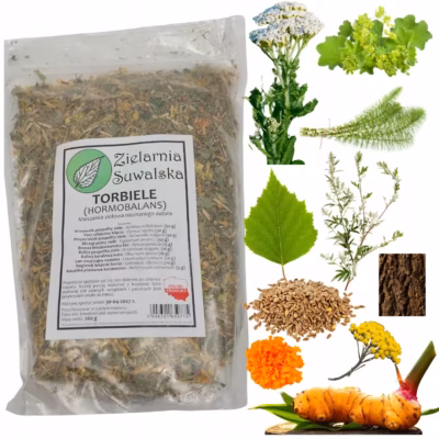 Zielarnia Suwalska Mieszanka Ziołowa Torbiele Hormobalans 260g