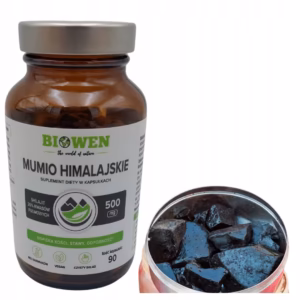 Biowen Mumio Himalajskie Shilajit 90 kaps – odporność, kości, witalność Gratis PROMOCJA
