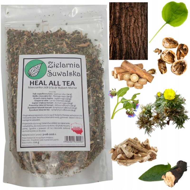 Zielarnia Suwalska Heal All Tea 220g zioła do płukania jamy ustnej
