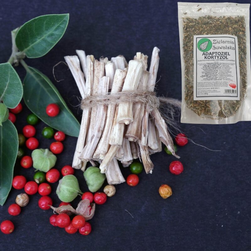 Adaptoziel Kortyzol 200g - mieszanka ziół adaptogeny Zielarnia Suwalska - obrazek 2