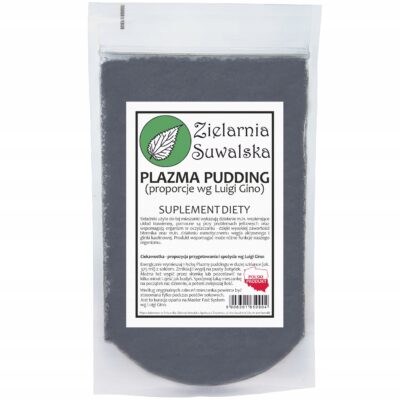 Plazma Pudding 150 g detoks oczyszczanie jelit błonnik Zielarnia Suwalska