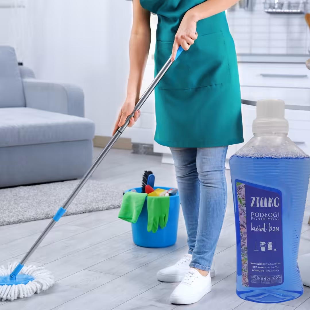 ZIELKO Płyn do mycia podłóg Kwiat Bzu 1L naturalny, bez smug, eko - obrazek 4