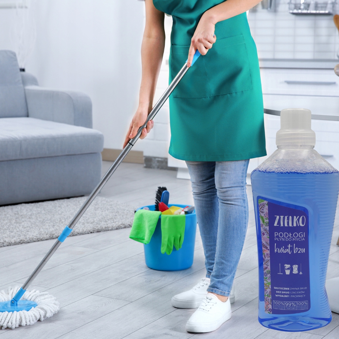 ZIELKO Płyn do mycia podłóg Kwiat Bzu 1L naturalny, bez smug, eko - obrazek 4