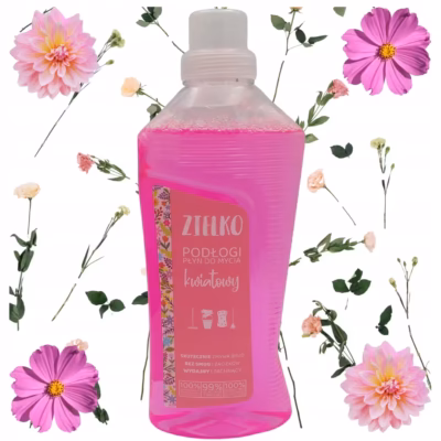 ZIELKO Płyn do mycia podłóg Kwiatowy 1L naturalny, delikatny, eko