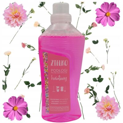 ZIELKO Płyn do mycia podłóg Kwiatowy 1L naturalny, delikatny, eko