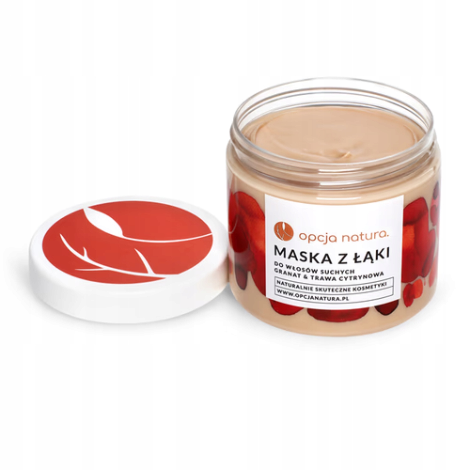 Opcja Natura Maska z Łąki do włosów suchych Granat & Trawa Cytrynowa 200 ml - obrazek 5