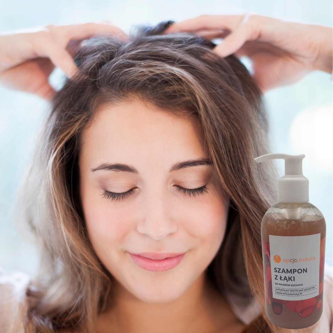 Opcja natura Szampon z Łąki do włosów suchych delikatny, nawilżający natura - obrazek 2