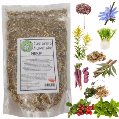 Mieszanka ziołowa Nerki wg A. Moritza 340 g naturalna kompozycja ziół