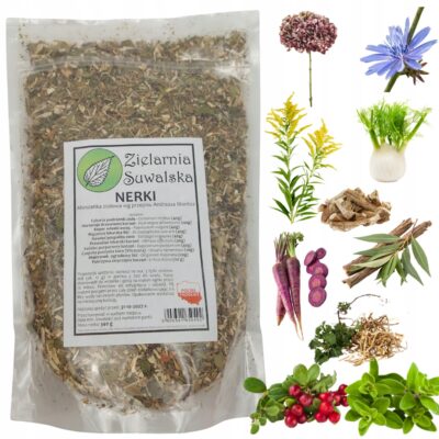 Mieszanka ziołowa Nerki wg A. Moritza 340 g naturalna kompozycja ziół