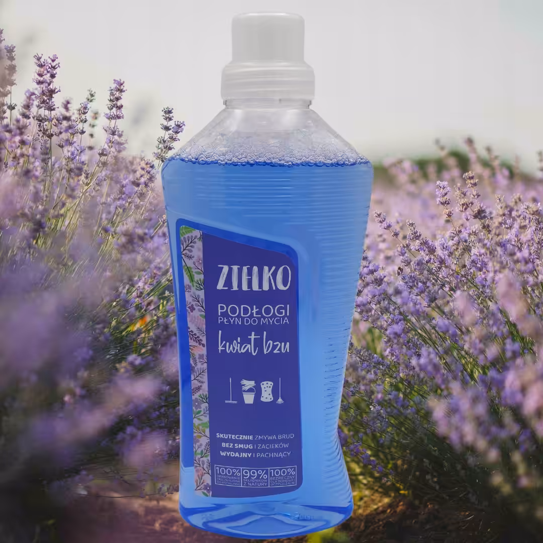 ZIELKO Płyn do mycia podłóg Kwiat Bzu 1L naturalny, bez smug, eko - obrazek 2
