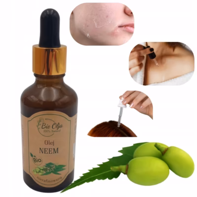 Bioolja BIO Olej Neem 50ml nierafinowany do skóry problematycznej i włosów