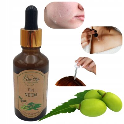 Bioolja BIO Olej Neem 50ml nierafinowany do skóry problematycznej i włosów