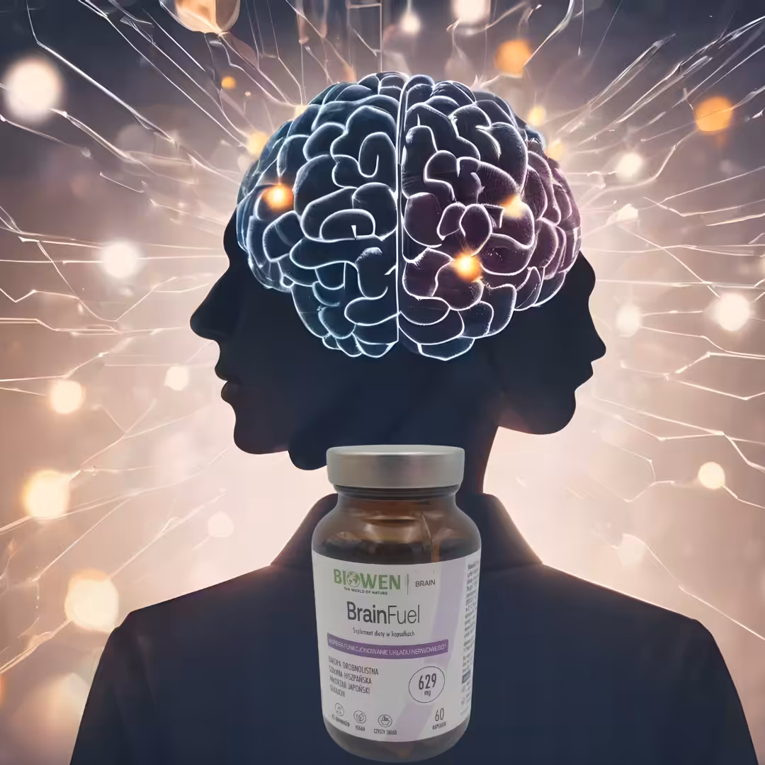 Biowen BrainFuel Wspiera Pamięć I Koncentrację 60 kapsułek Jasność myślenia - obrazek 3