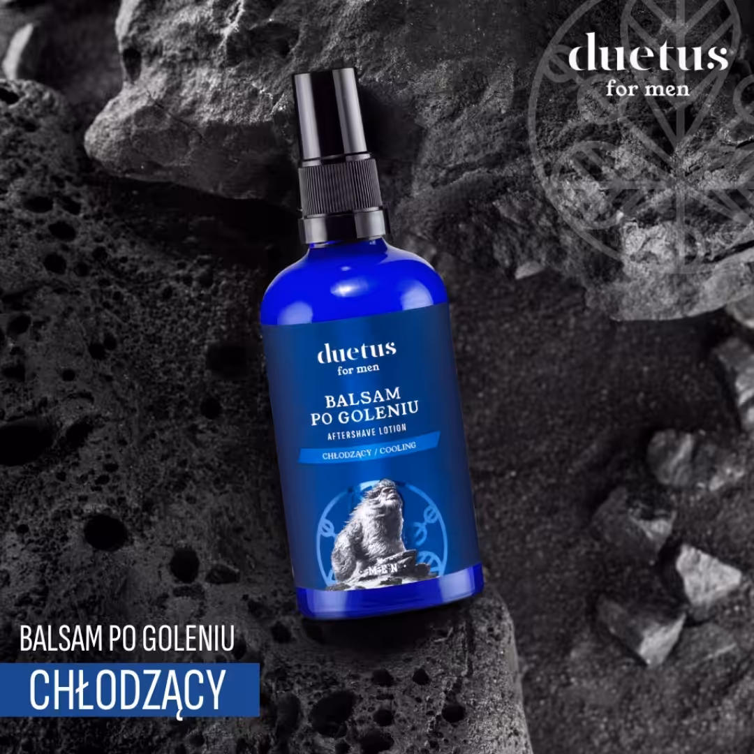 DUETUS FOR MEN Chłodzący balsam po goleniu z mentolem 100 ml - obrazek 6